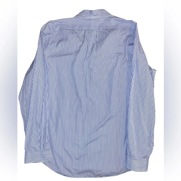 Ralph Lauren Blue Dress Shirt with Crisp Collar - Picture 4 of 6